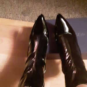 SPECIAL Holiday SALE! Stuart Weitzman Patent Leather Booties